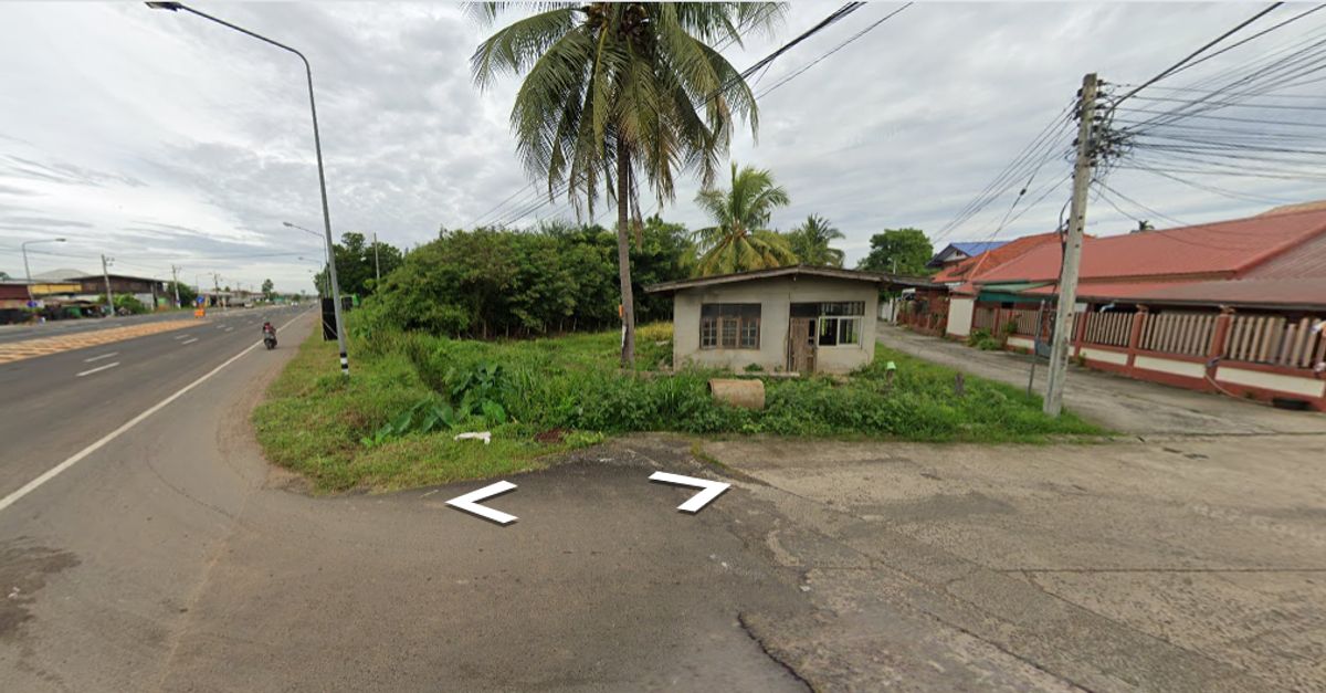 ขายที่ดินบุรีรัมย์ : ขายด่วนที่ดินในเขตเทศบาลนางรอง ติดถนน 3 ด้าน