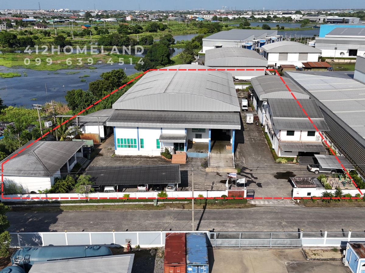 For SaleFactorySamut Prakan,Samrong : Selling a factory-2,500 square meters of warehouse, with a certificate 4, ready to use, thin-Bang Bo Samut Prakan