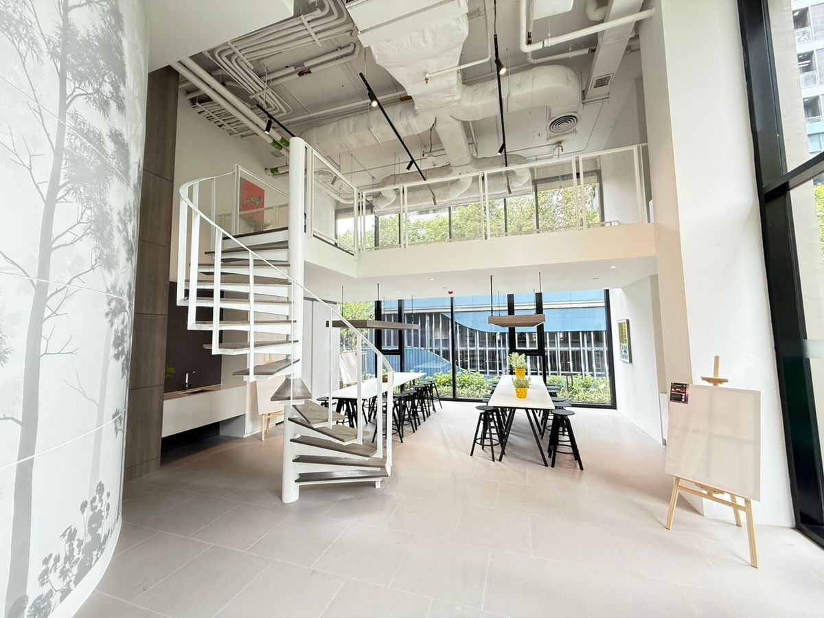 For RentCondoRama9, Petchburi, RCA : 🔥Urgent for rent 🔥Nuue District R9, beautifully decorated, fully furnished, ready to move in, near MRT Rama 9 ❗