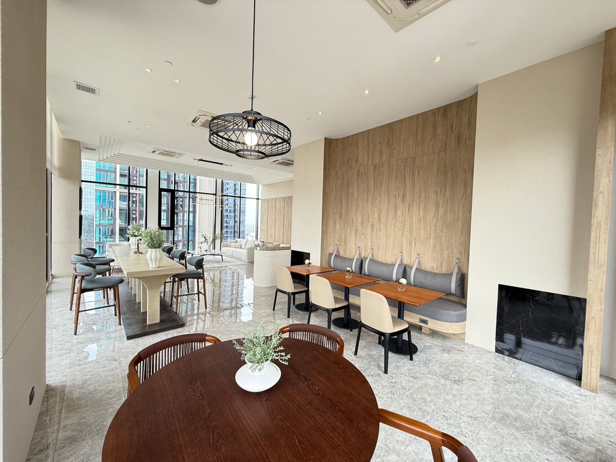 For RentCondoRama9, Petchburi, RCA : 🔥Urgent for rent🔥Nuue District R9, beautiful room, fully furnished, ready to move in, near MRT Rama 9❗