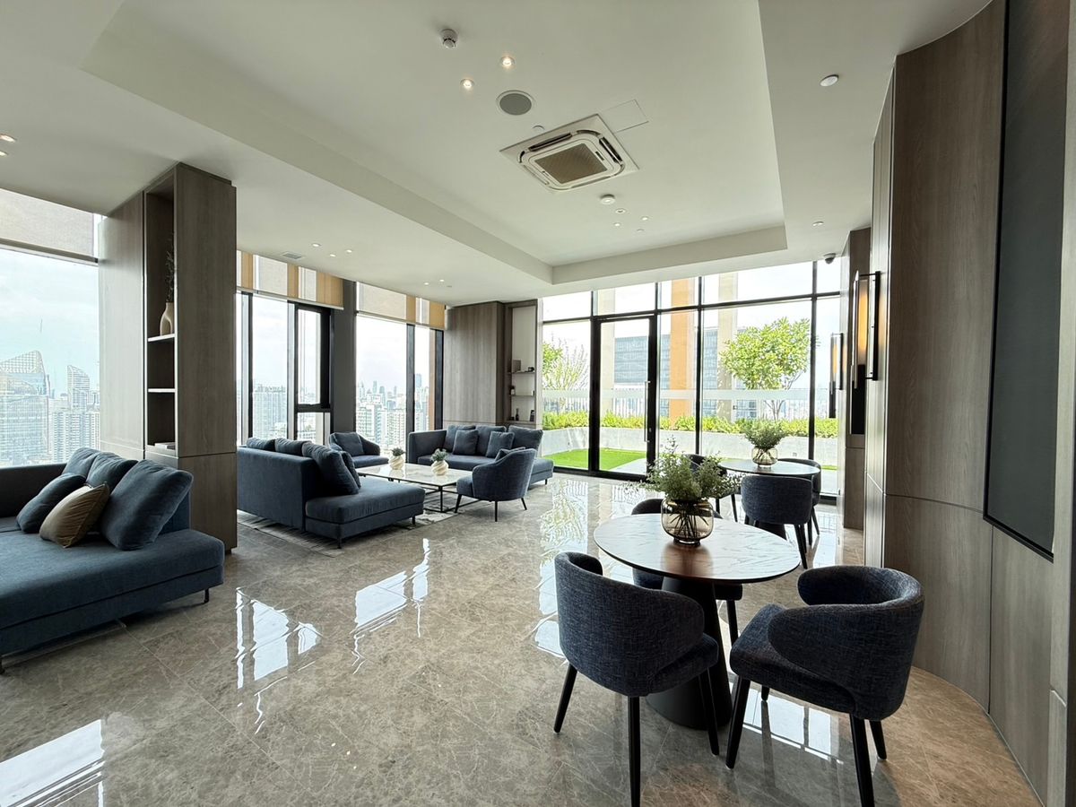 For RentCondoRama9, Petchburi, RCA : 🔥Urgent for rent🔥Nuue District R9, beautiful room, fully furnished, ready to move in, near MRT Rama 9❗