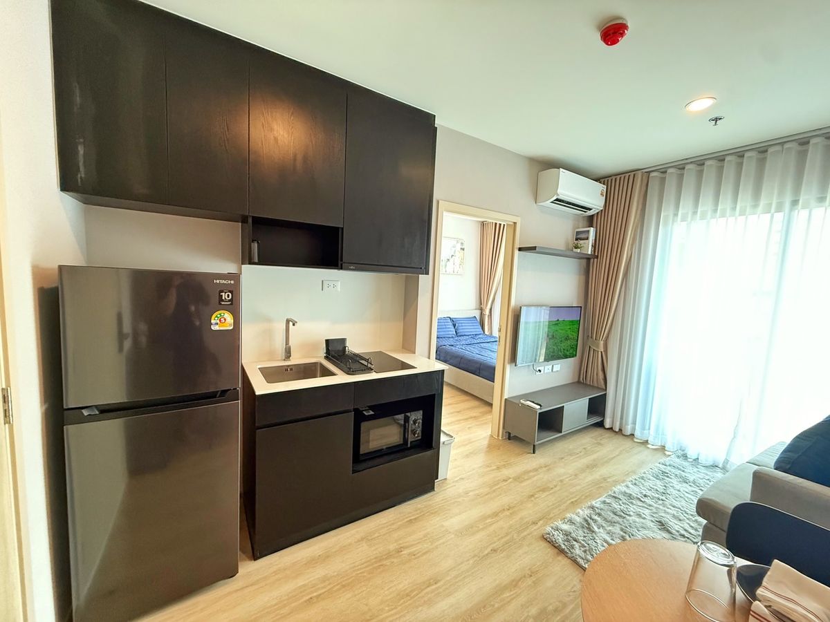 For RentCondoRama9, Petchburi, RCA : 🔥Urgent for rent 🔥Nuue District R9, beautifully decorated, fully furnished, ready to move in, near MRT Rama 9 ❗