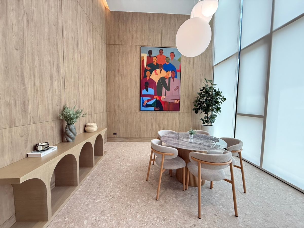 For RentCondoRama9, Petchburi, RCA : 🔥Urgent for rent 🔥Nuue District R9, beautifully decorated, fully furnished, ready to move in, near MRT Rama 9 ❗