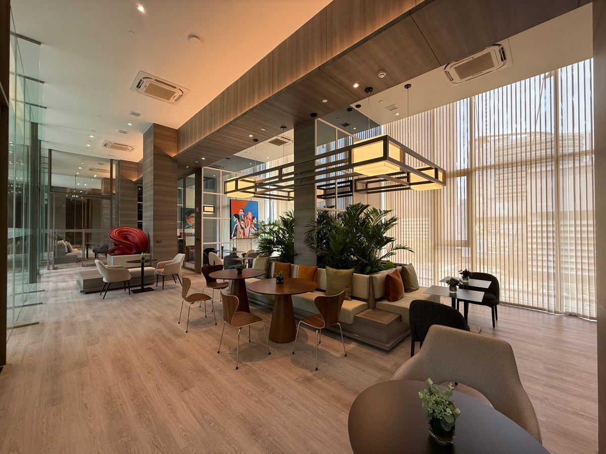 For RentCondoRama9, Petchburi, RCA : 🔥Urgent for rent 🔥Nuue District R9, beautifully decorated, fully furnished, ready to move in, near MRT Rama 9 ❗