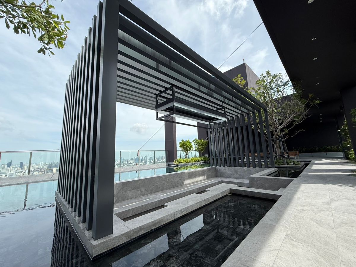 For RentCondoRama9, Petchburi, RCA : 🔥Urgent for rent 🔥Nuue District R9, beautifully decorated, fully furnished, ready to move in, near MRT Rama 9 ❗