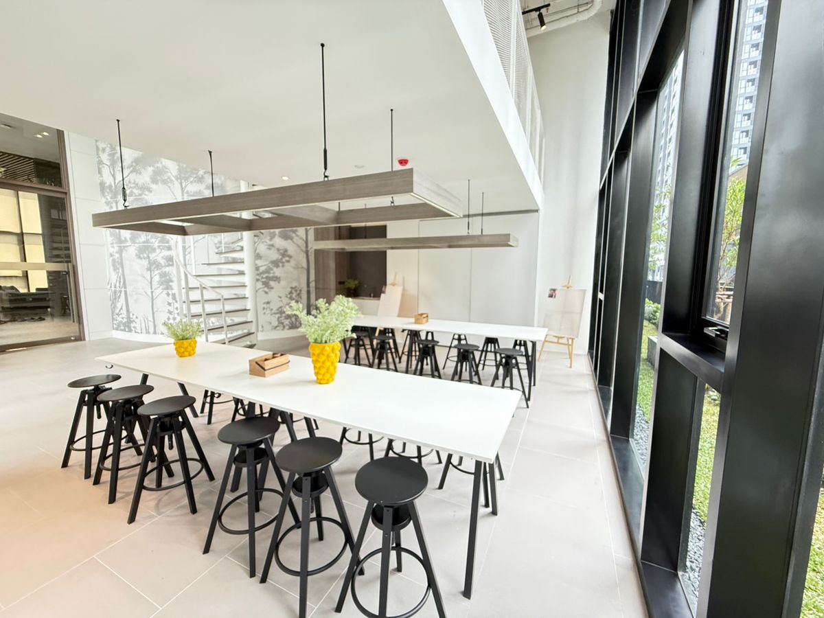 For RentCondoRama9, Petchburi, RCA : 🔥Urgent for rent 🔥Nuue District R9, beautifully decorated, fully furnished, ready to move in, near MRT Rama 9 ❗