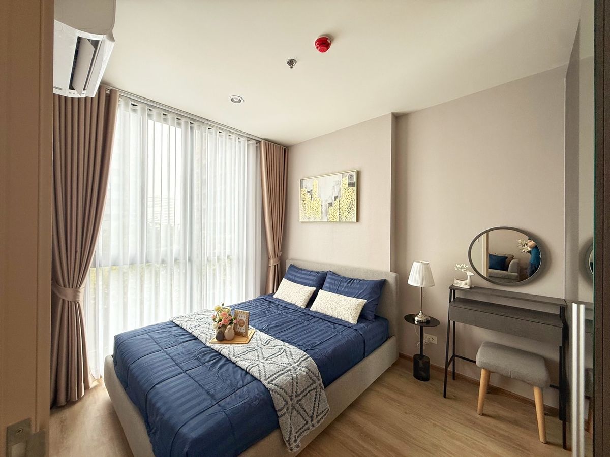 For RentCondoRama9, Petchburi, RCA : 🔥Urgent for rent🔥Nuue District R9, beautiful room, fully furnished, ready to move in, near MRT Rama 9❗