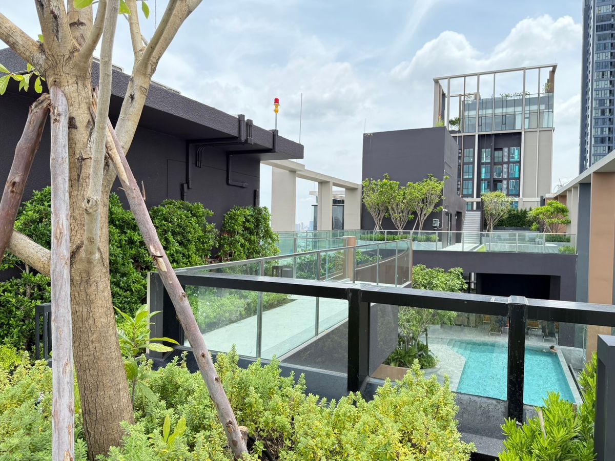 For RentCondoRama9, Petchburi, RCA : 🔥Urgent for rent 🔥Nuue District R9, beautifully decorated, fully furnished, ready to move in, near MRT Rama 9 ❗