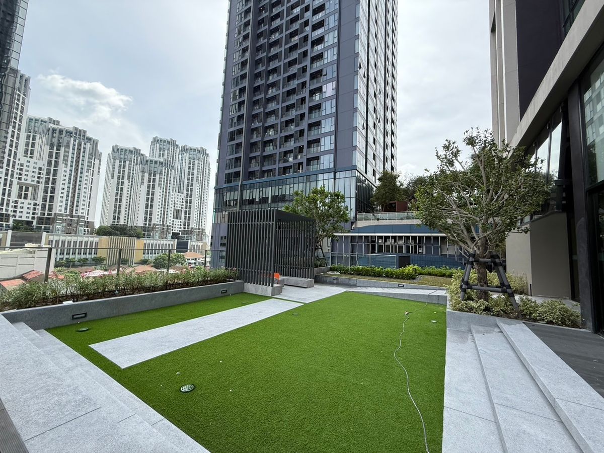 For RentCondoRama9, Petchburi, RCA : 🔥Urgent for rent 🔥Nuue District R9, beautifully decorated, fully furnished, ready to move in, near MRT Rama 9 ❗