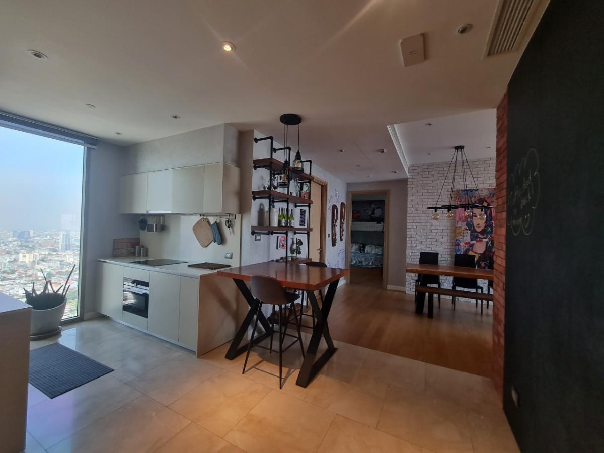 For SaleCondoWongwianyai, Charoennakor : Luxury by the riverside! 2 bedrooms at Magnolias Waterfront ResidencesView of ICONSIAM with complete amenities, close to BTS Krung Thonburi