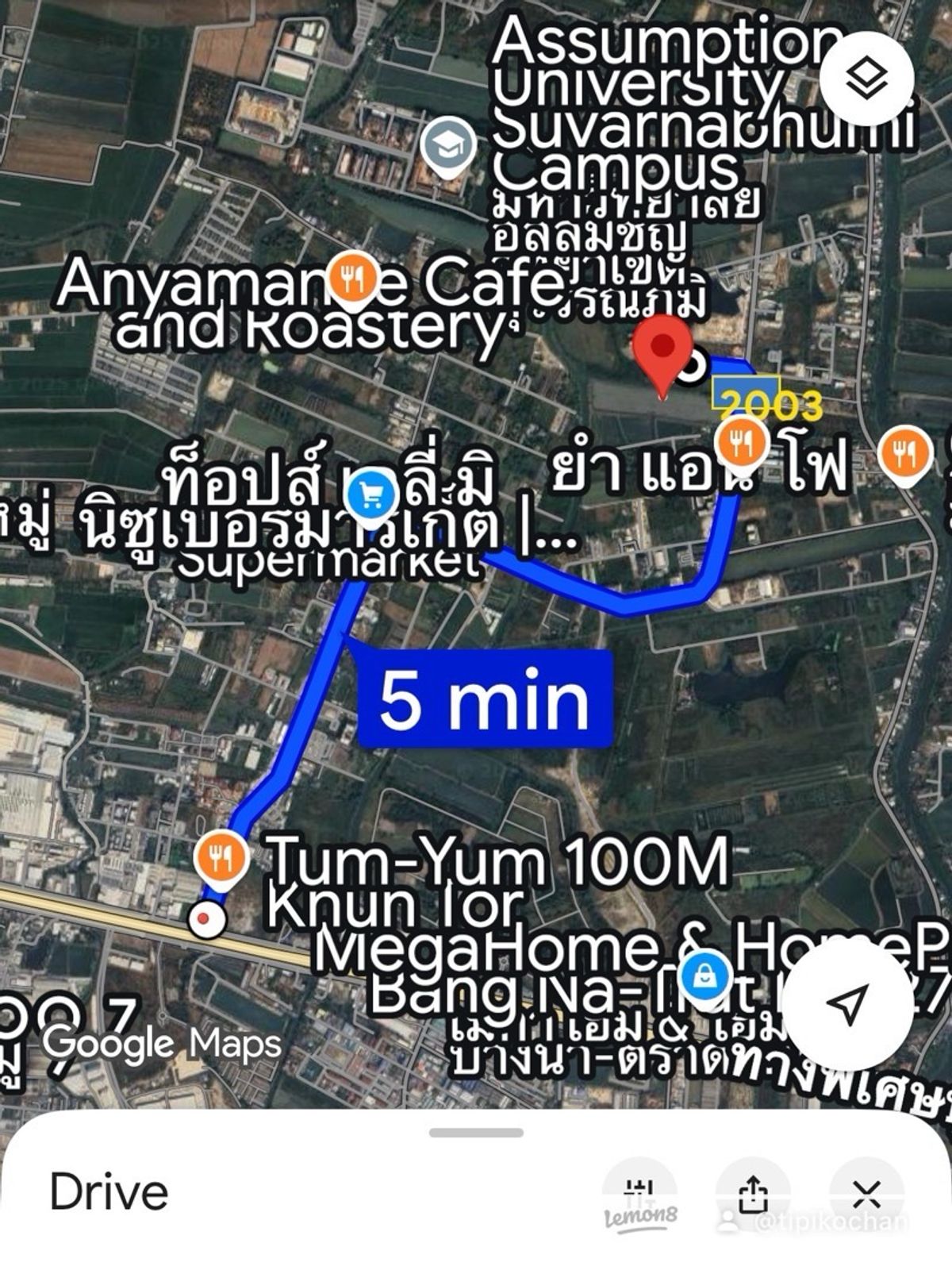 For SaleLandBangna, Bearing, Lasalle : Land for sale 31Rai next to the road near ABAC university Bangna 