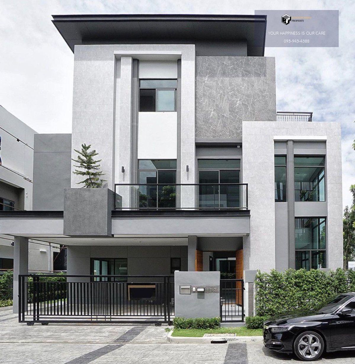For SaleHouseOnnut, Udomsuk : The Gentry Sukhumvit 101 | After the southern corner is suitable for the family, providing peaceful atmosphere 位于角落后面，朝南，适合家庭居住，提供安静和良好的氛围。#2025092912076