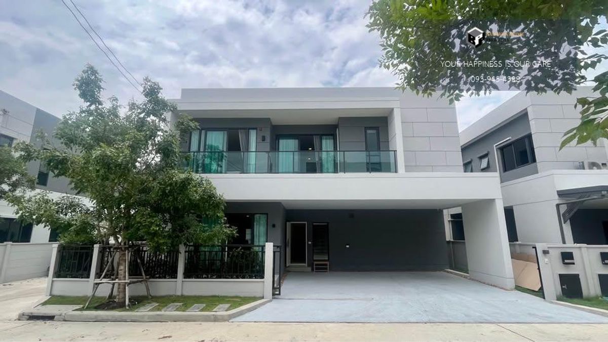For RentHouseBangna, Bearing, Lasalle : Centro Bangna | Beautiful house ready to stay in Feel like Home. Every window sees green trees. 美丽的房子，随时可以入住，感觉就像家一样，每扇窗户都可以看到绿树。#2025092912084