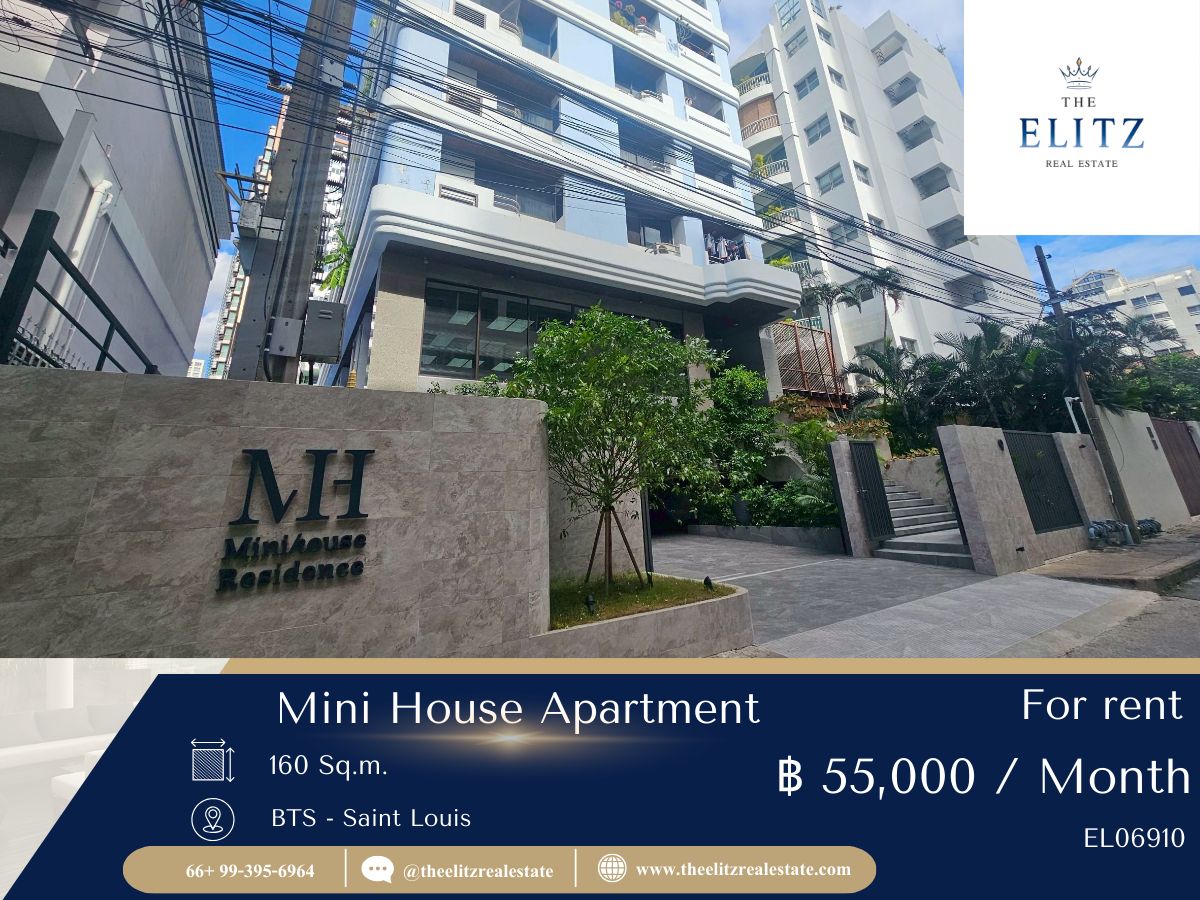 For RentCondoSathorn, Narathiwat : ✨ This room answers the Mini House Apartment. The room has a complete furniture in one place. The price is worth 💯
