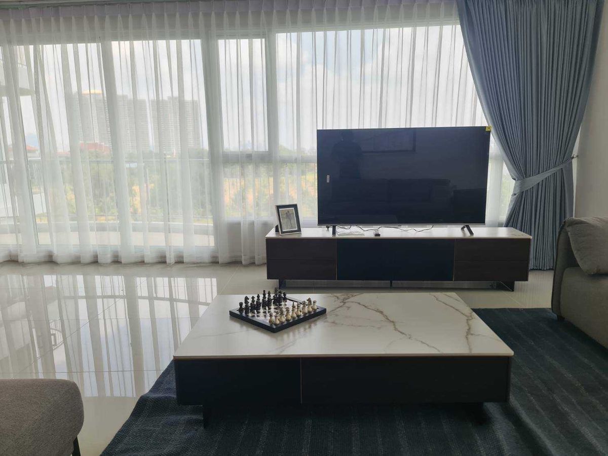 For RentCondoRama3 (Riverside),Satupadit : Supalai Riva Grande Rama 3: Supalai Riva Grand Rama 3, a large room, a river view, suitable for families