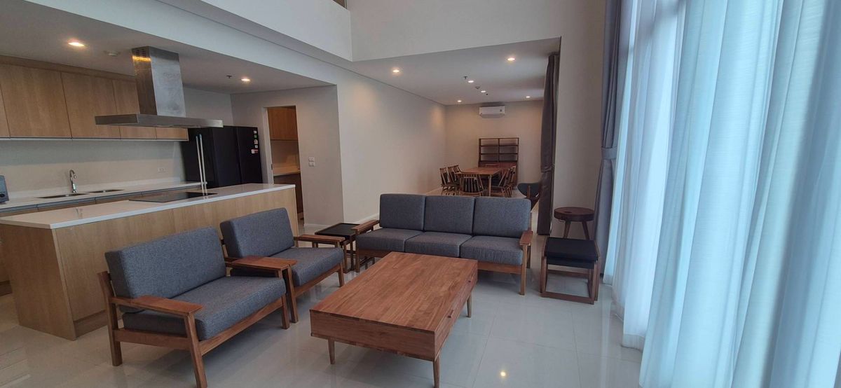 For SaleCondoRama9, Petchburi, RCA : 📢👇 Investors, Don’t Miss This! Duplex Penthouse with Tenant until 15 June 2027 – 170k/month rental income. Prime Asoke–Phetchaburi location with direct access to MRT, Airport Rail Link, shopping, schools & hospitals  perfect for high-yield investment