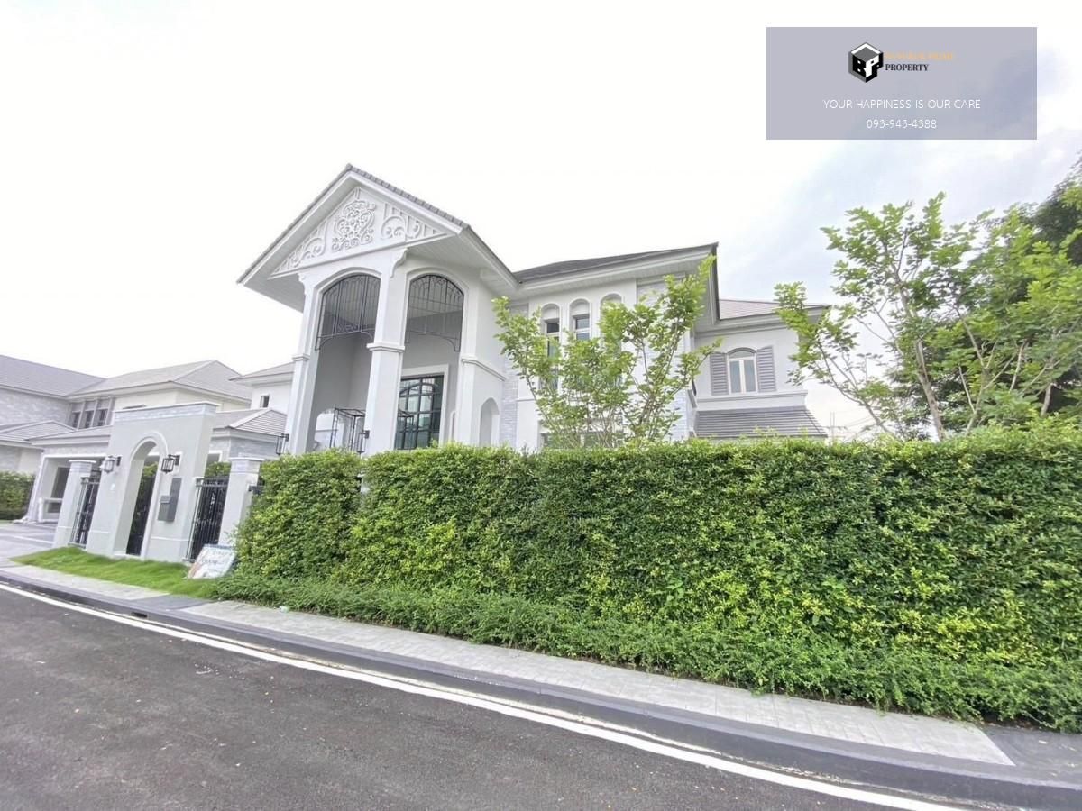 For SaleHousePattanakan, Srinakarin : Perfect Place Rama 9-Krungthep Kreetha | Completely decorated Suitable for family houses near the club house 家具齐全，可立即入住，适合家庭，角落房屋，靠近俱乐部会所 ​​#2025092912066