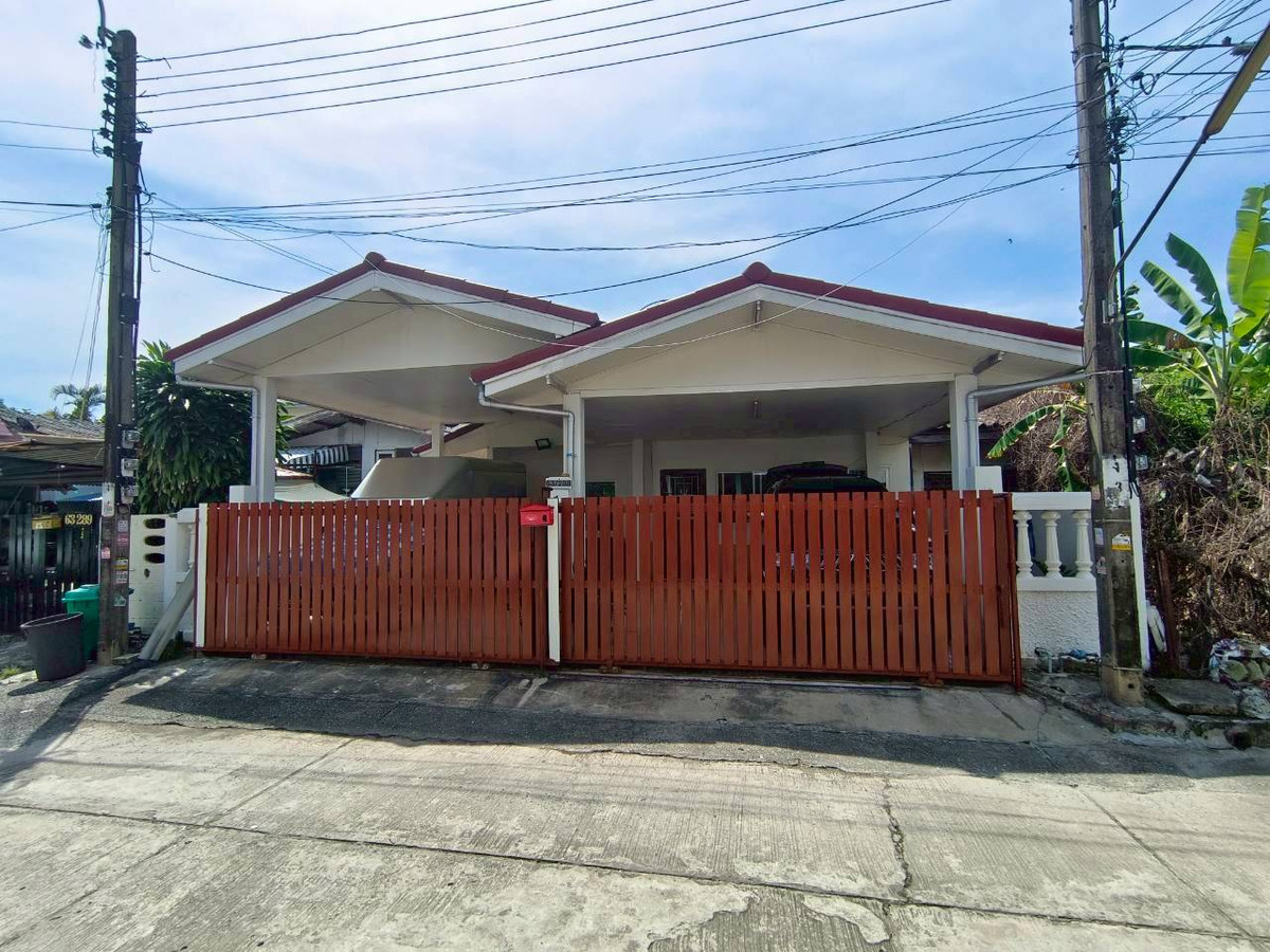 ขายบ้านมีนบุรี-ร่มเกล้า : ขายบ้านเดี่ยว 1 ชั้น พร้อมอยู่ หมู่บ้านเคหะธานี 4 (ซอยมิสทีน) สะพานสูง กรุงเทพฯ