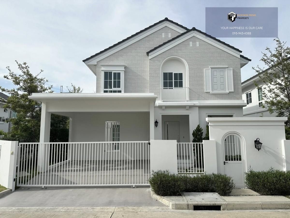 ให้เช่าบ้านบางนา แบริ่ง ลาซาล : Chaiyapruek Bangna km.15 | บ้านใหม่ ตกแต่งพร้อมอยู่ แปลงมุม 🏡 全新住宅, 精装修拎包入住, 转角大庭院 #2025092912090