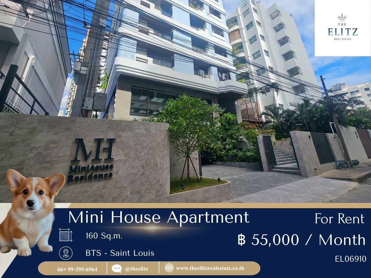 ให้เช่าคอนโดสาทร นราธิวาส : ✨ ห้องนี้ตอบโจทย์ Mini House Apartment ห้องมีสไตล์ เฟอร์นิเจอร์ครบจบในที่เดียว ราคาคุ้มค่า 💯