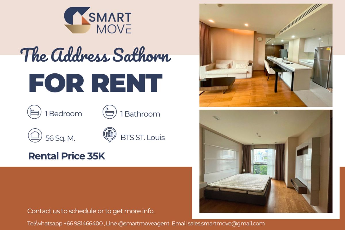 ให้เช่าคอนโดสาทร นราธิวาส : 🔥 สำหรับเช่า !! ห้องหายาก !! 🔥 Code C20240700023..........The Address Sathorn, 1 ห้องนอน, 1 ห้องน้ำ, แต่งครบ, พร้อมเข้าอยู่📣📣