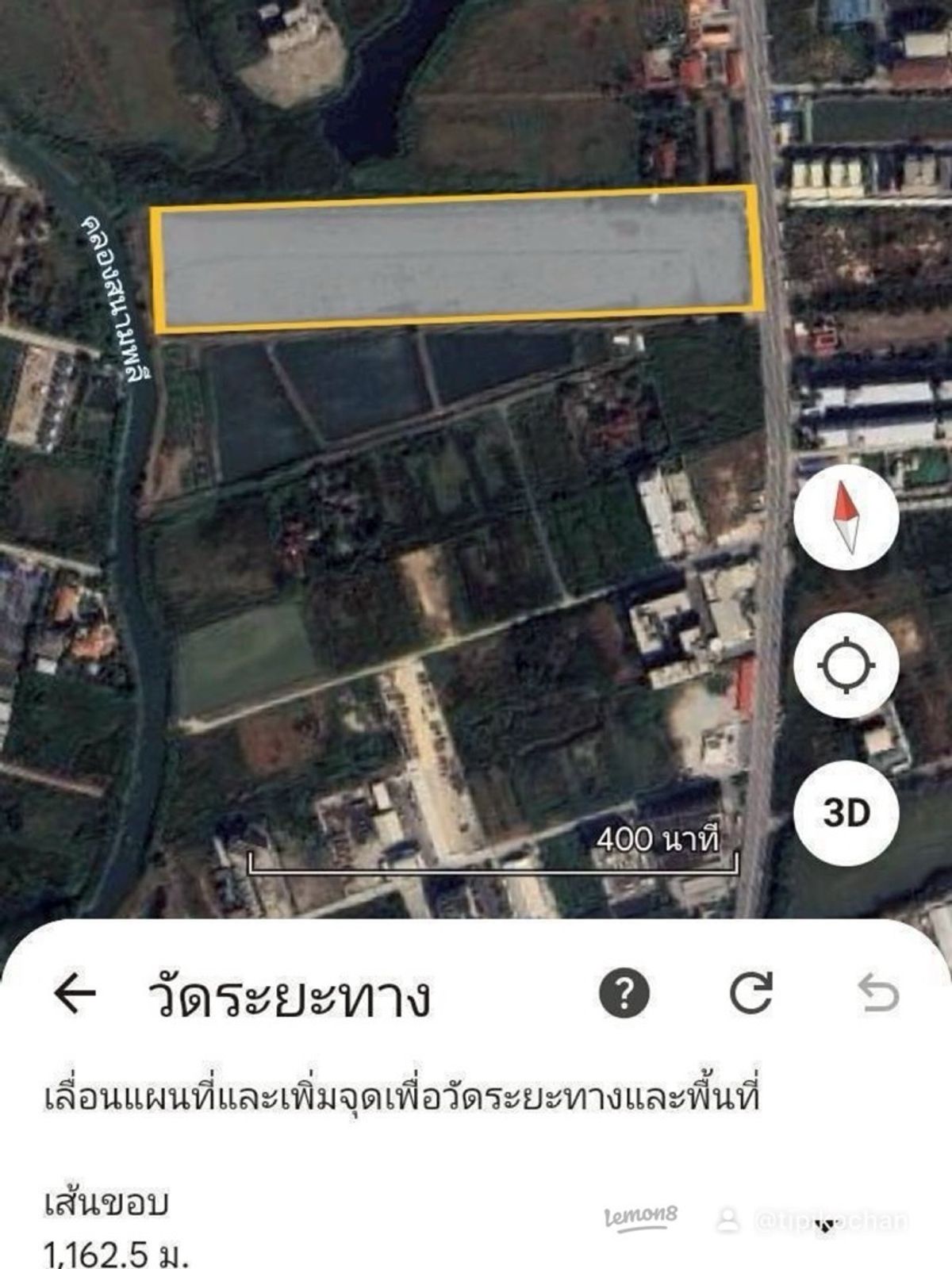 For SaleLandBangna, Bearing, Lasalle : Land for sale 31Rai next to the road near ABAC university Bangna 