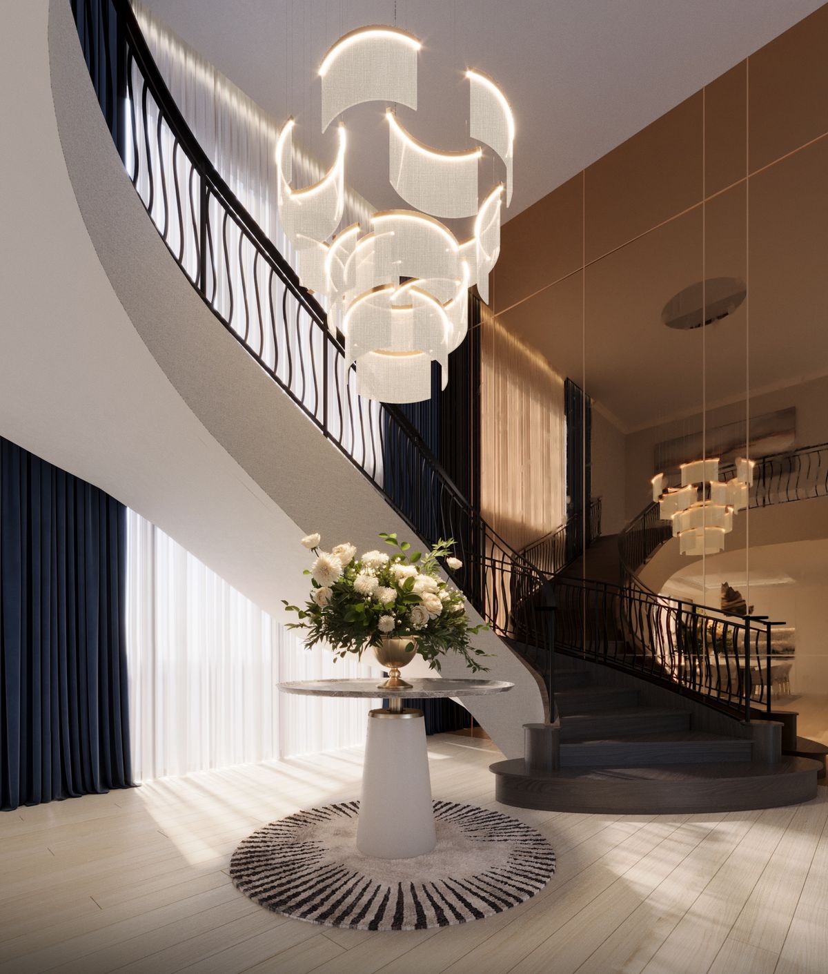 For SaleHouseKaset Nawamin,Ladplakao : ✨ European-Style Luxury House at Grand Bangkok Boulevard – 5 Bedrooms, 6 Bathrooms, 591 sq.m. Usable Area, Premium Corner Plot with High Privacy, Close to Ramintra–Kaset Nawamin Roads