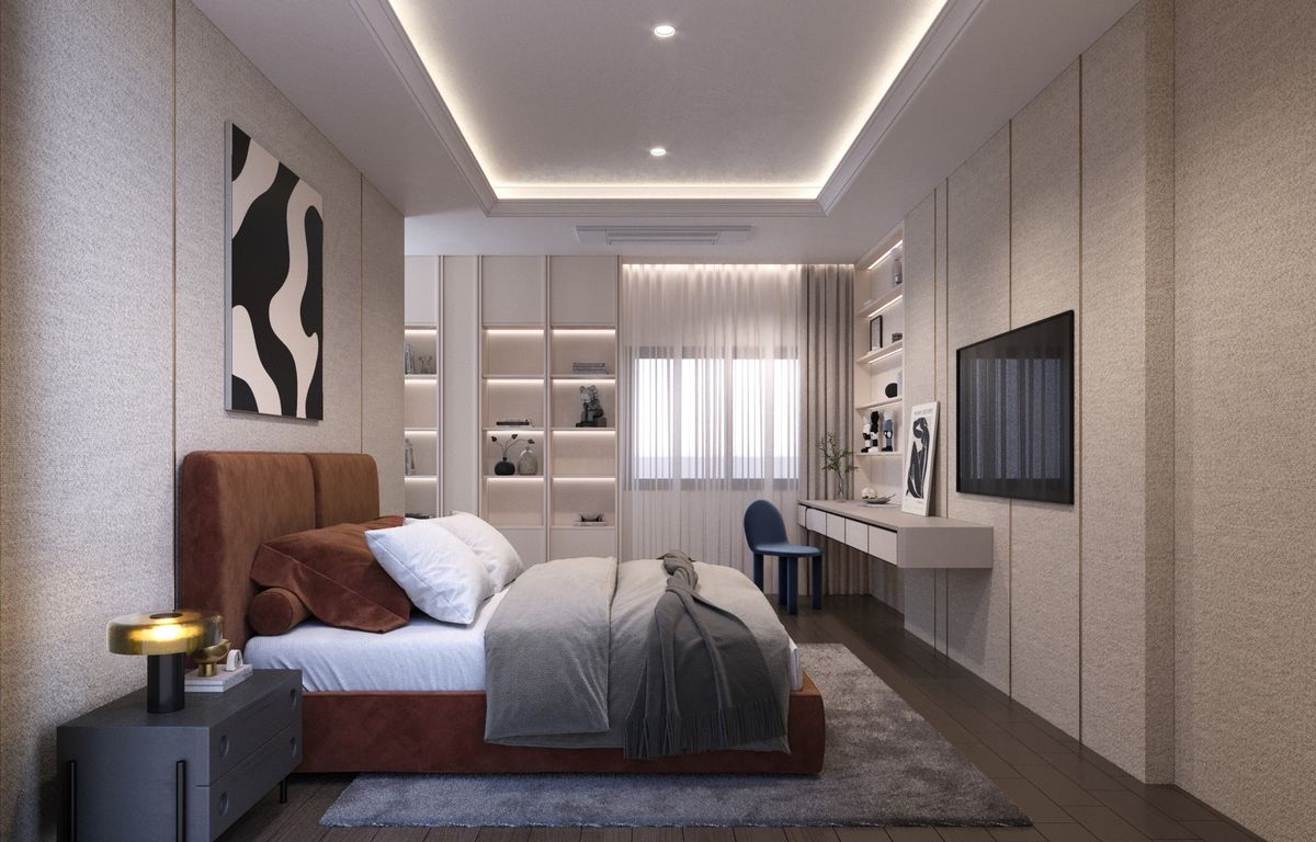 For SaleHouseKaset Nawamin,Ladplakao : ✨ European-Style Luxury House at Grand Bangkok Boulevard – 5 Bedrooms, 6 Bathrooms, 591 sq.m. Usable Area, Premium Corner Plot with High Privacy, Close to Ramintra–Kaset Nawamin Roads