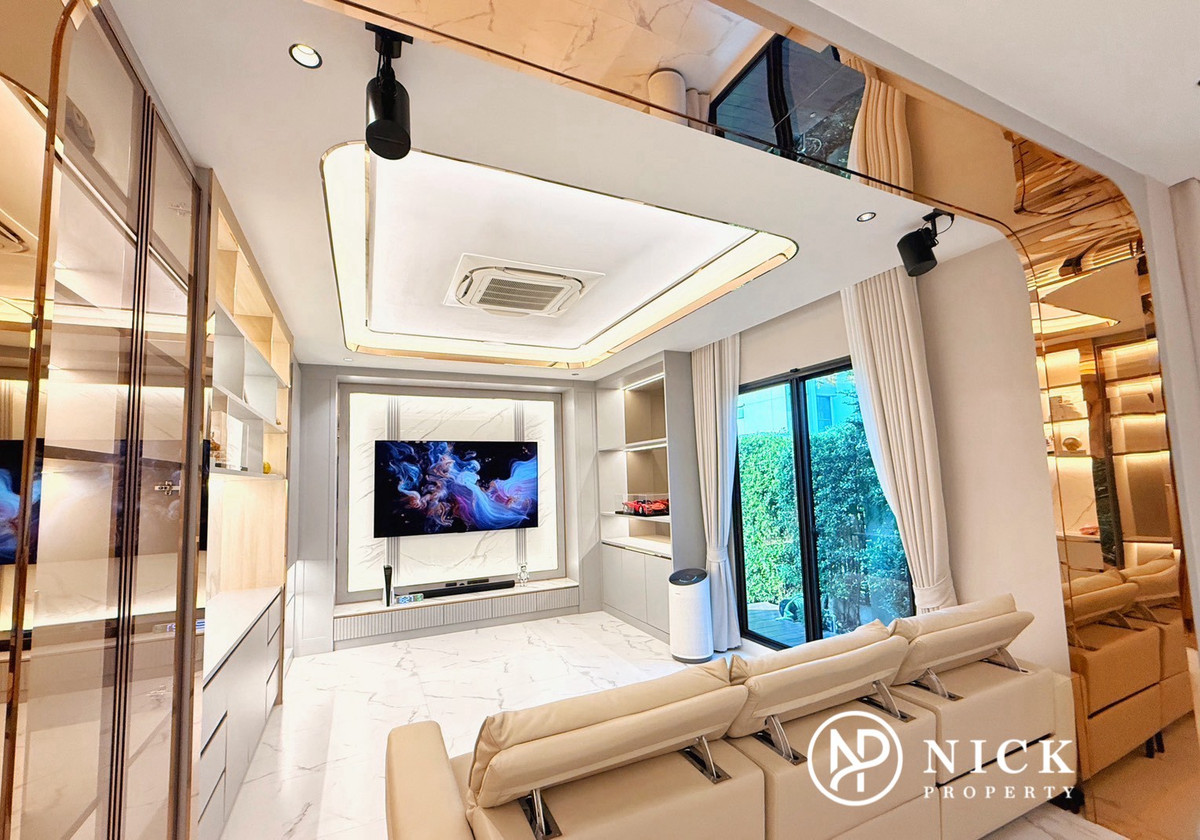 For SaleHouseRama5, Ratchapruek, Bangkruai : Bangkok Boulevard Signature Sathorn - Pinklao: Luxury Class Modern Colonnade Bangkok Boulevard Signature Luxury House behind Club House The heart of Ratchapruek The best home position in the project Beautifully decorated with special price