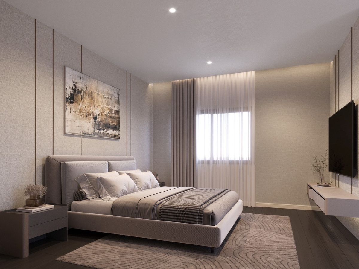 For SaleHouseKaset Nawamin,Ladplakao : ✨ European-Style Luxury House at Grand Bangkok Boulevard – 5 Bedrooms, 6 Bathrooms, 591 sq.m. Usable Area, Premium Corner Plot with High Privacy, Close to Ramintra–Kaset Nawamin Roads