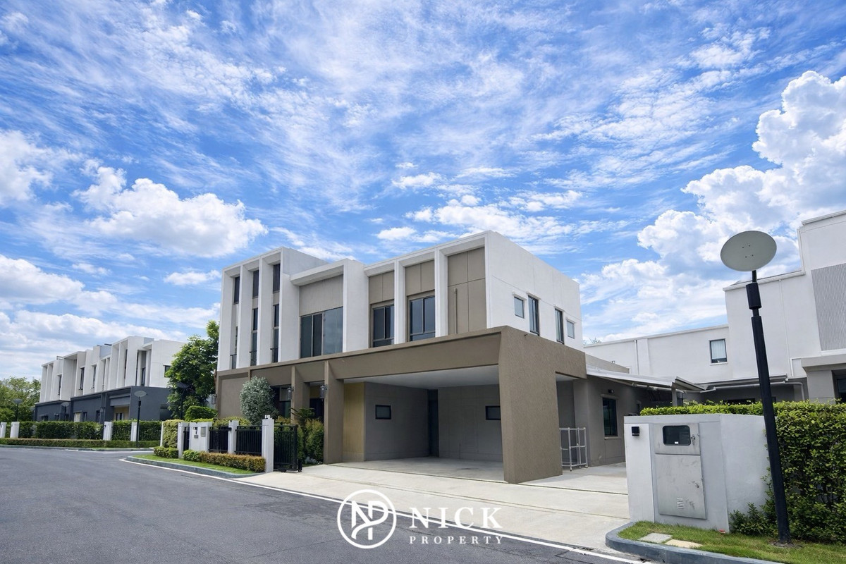 For SaleHouseRama5, Ratchapruek, Bangkruai : Bangkok Boulevard Signature Sathorn - Pinklao: Luxury Class Modern Colonnade Bangkok Boulevard Signature Luxury House behind Club House The heart of Ratchapruek The best home position in the project Beautifully decorated with special price