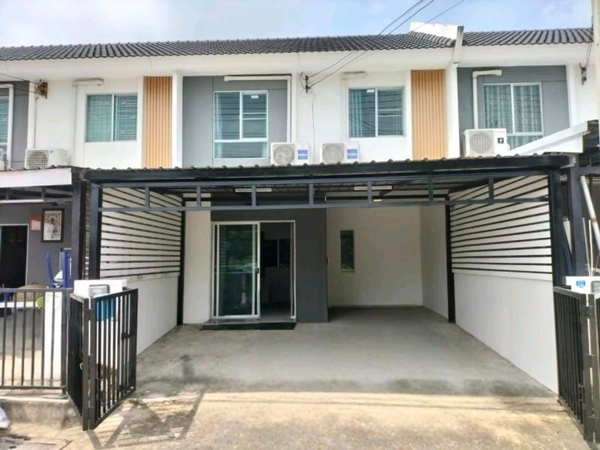 For SaleTownhomePathum Thani,Rangsit, Thammasat : House for sale, Pruksa 116, Rajamangala Thanyaburi, Khlong 6 (Maine Road), price 1,980,000 baht