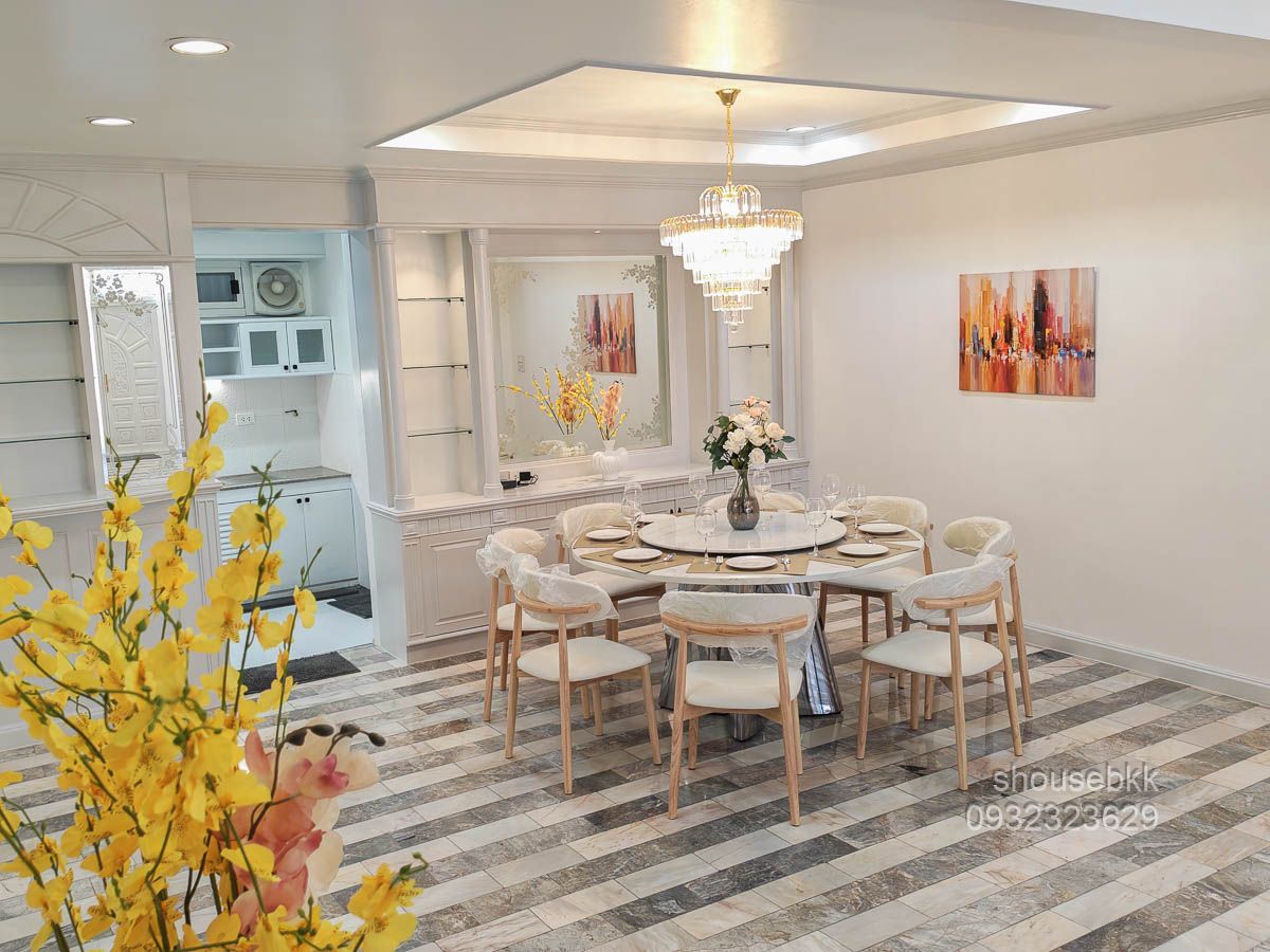 ให้เช่าทาวน์โฮมพระราม 3 สาธุประดิษฐ์ : บ้านใหม่เพิ่ง Renovate เสร็จ!  6+1ห้องนอน 8ห้องน้ำ เพียงไม่กี่ก้าวสู่ถนนใหญ่สาธุประดิษฐ์-พระราม3 