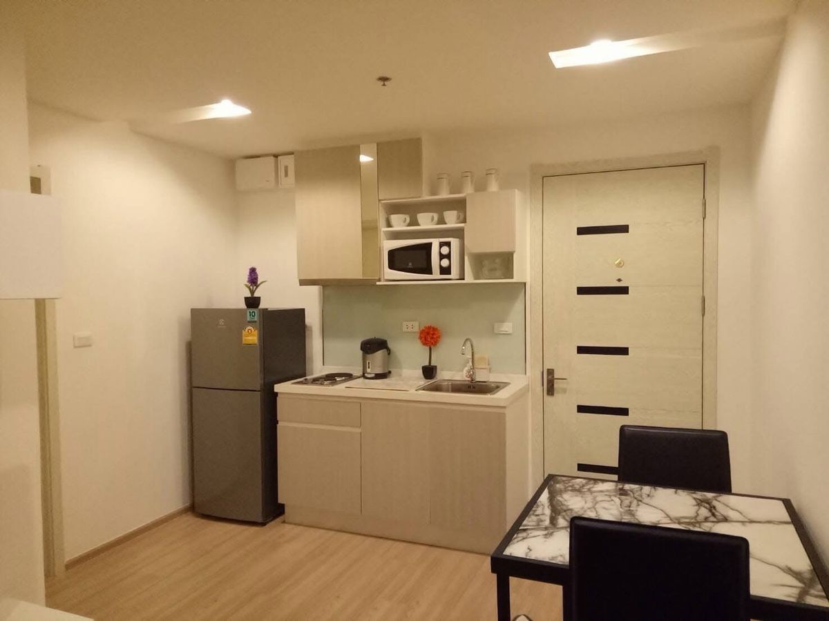 For RentCondoOnnut, Udomsuk : Rental RT Miss Sukhumvit 77 rooms, 30 sq.w., 7th floor, full view of the city, full of electrical appliances, very beautiful, convenient to travel near BTS. Onnut 13,000/month