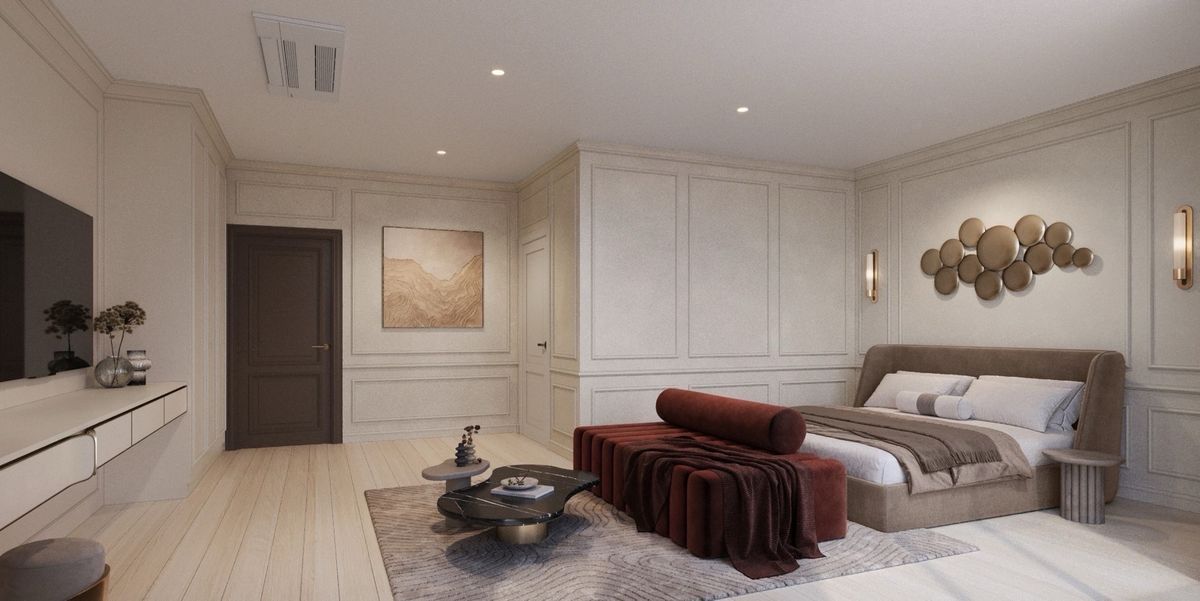 For SaleHouseKaset Nawamin,Ladplakao : ✨ European-Style Luxury House at Grand Bangkok Boulevard – 5 Bedrooms, 6 Bathrooms, 591 sq.m. Usable Area, Premium Corner Plot with High Privacy, Close to Ramintra–Kaset Nawamin Roads