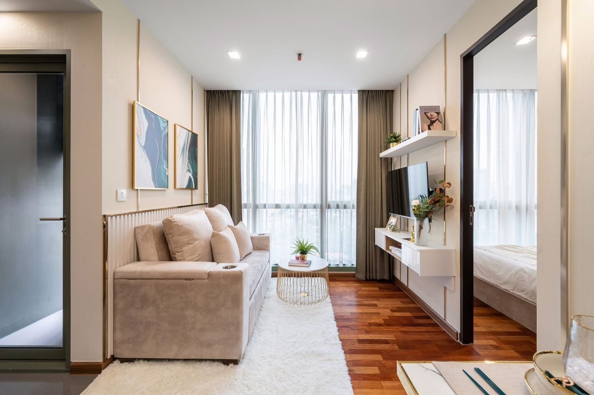 For SaleCondoRatchathewi,Phayathai : Wish Signature Midtown Siam. Sell 1 bedroom, high class, beautiful view. Newly decorated with