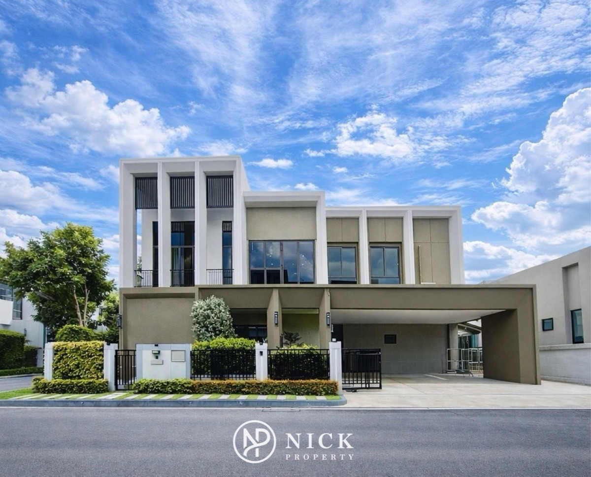 ขายบ้านพระราม 5 ราชพฤกษ์ บางกรวย : Bangkok Boulevard Signature สาทร - ปิ่นเกล้า : Luxury Class Modern Colonnade บางกอก บูเลอวาร์ด ซิกเนเจอร์ บ้านหรู หลังมุม ติดคลับเฮ้าส์ ทำเลใจกลางราชพฤกษ์ ตำแหน่งบ้านดีที่สุดในโครงการ ตกแต่งสวยพร้อมอยู่ ราคาสุดพิเศษ