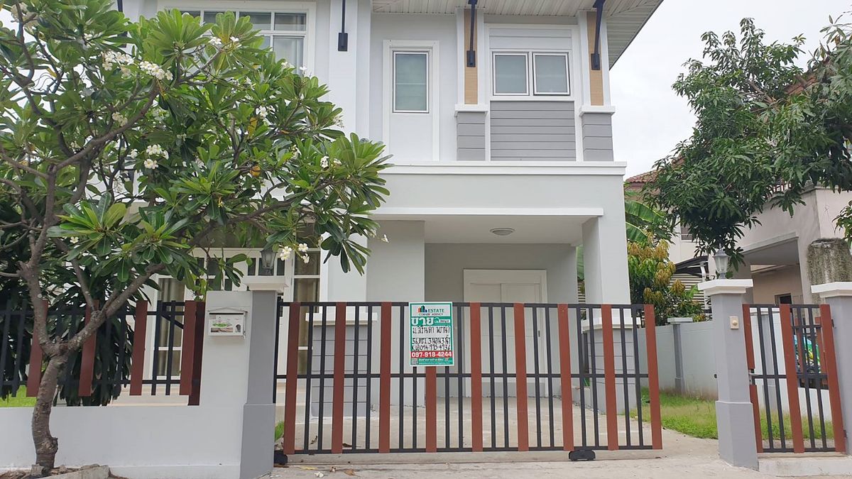 ขายบ้านสมุทรปราการ สำโรง : ขาย บ้านเดี่ยว สิรินดา พราน่า บ้านสวยขนาด 56.5 ตร.ว. 3 นอน 3 น้ำ