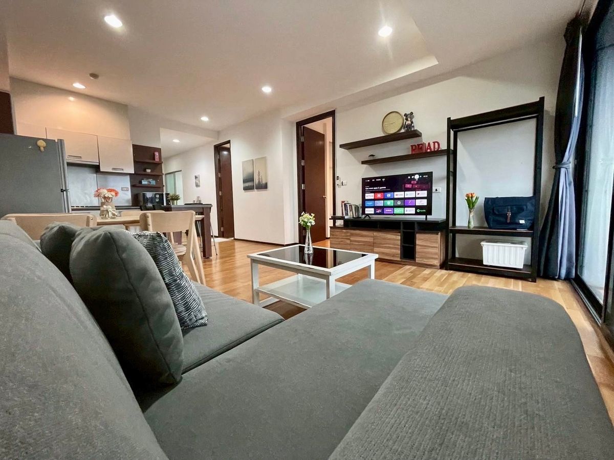 ให้เช่าคอนโดรัชดา ห้วยขวาง :  Amanta Ratchada - 2Bedrroms 2Bathrooms - 83 Sq.m. ติดMRT ศูนย์วัฒนธรรม -วิวเมือง เงียบสงบ เพียง 35K/month 