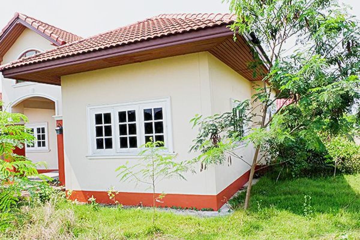 ขายบ้านศรีราชา แหลมฉบัง บ้านบึง : ขาย บ้านเดี่ยวชั้นเดียวพร้อมที่ดิน หมู่บ้านพฤกษาแลนด์ หนองชาก บ้านบึง