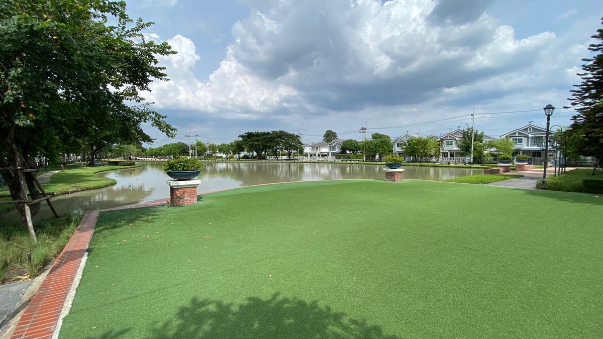 For SaleHousePathum Thani,Rangsit, Thammasat : Twin house for sale, Villa Jio Project Rangsit Khlong Song, area 35.2 sq. Wah, Khlong Song District, Pathum Thani Province