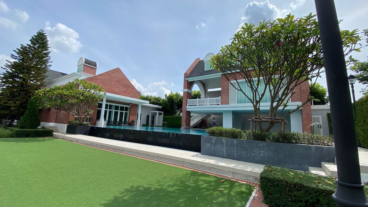 For SaleHousePathum Thani,Rangsit, Thammasat : Twin house for sale, Villa Jio Project Rangsit Khlong Song, area 35.2 sq. Wah, Khlong Song District, Pathum Thani Province