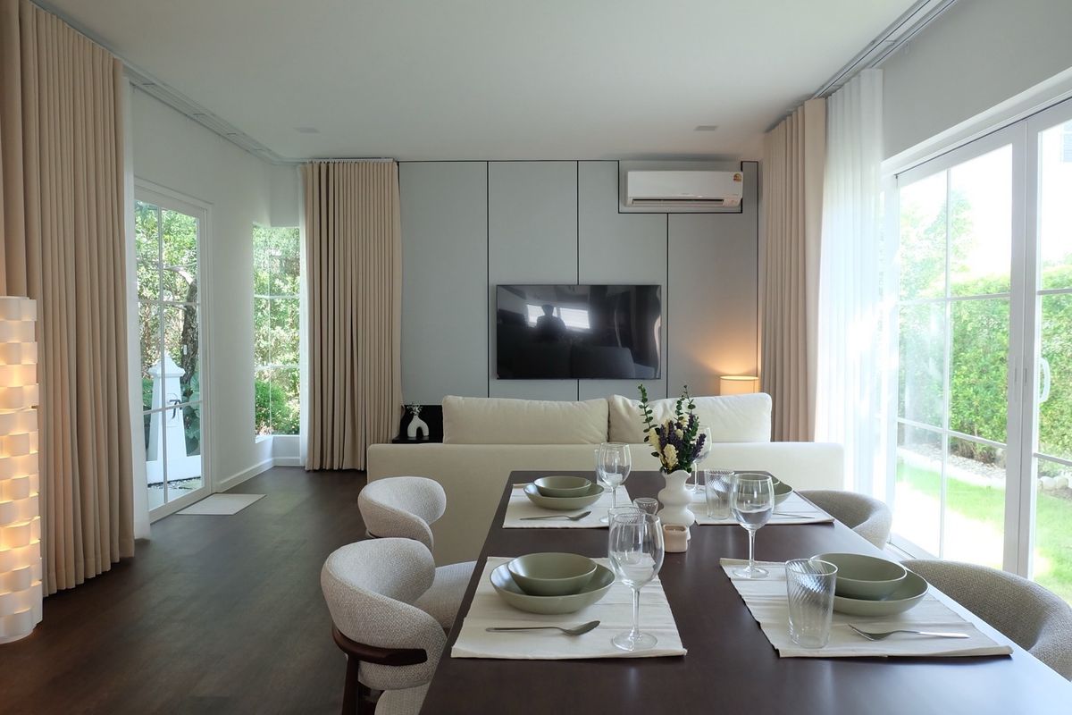 For RentHouseBangna, Bearing, Lasalle : Ownerpost for rent at Chandruek Bangna Km 15, new house