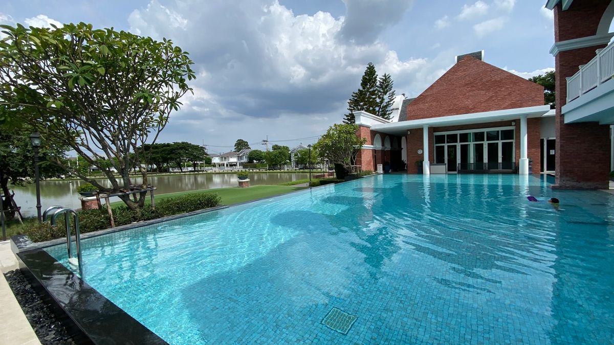 For SaleHousePathum Thani,Rangsit, Thammasat : Twin house for sale, Villa Jio Project Rangsit Khlong Song, area 35.2 sq. Wah, Khlong Song District, Pathum Thani Province