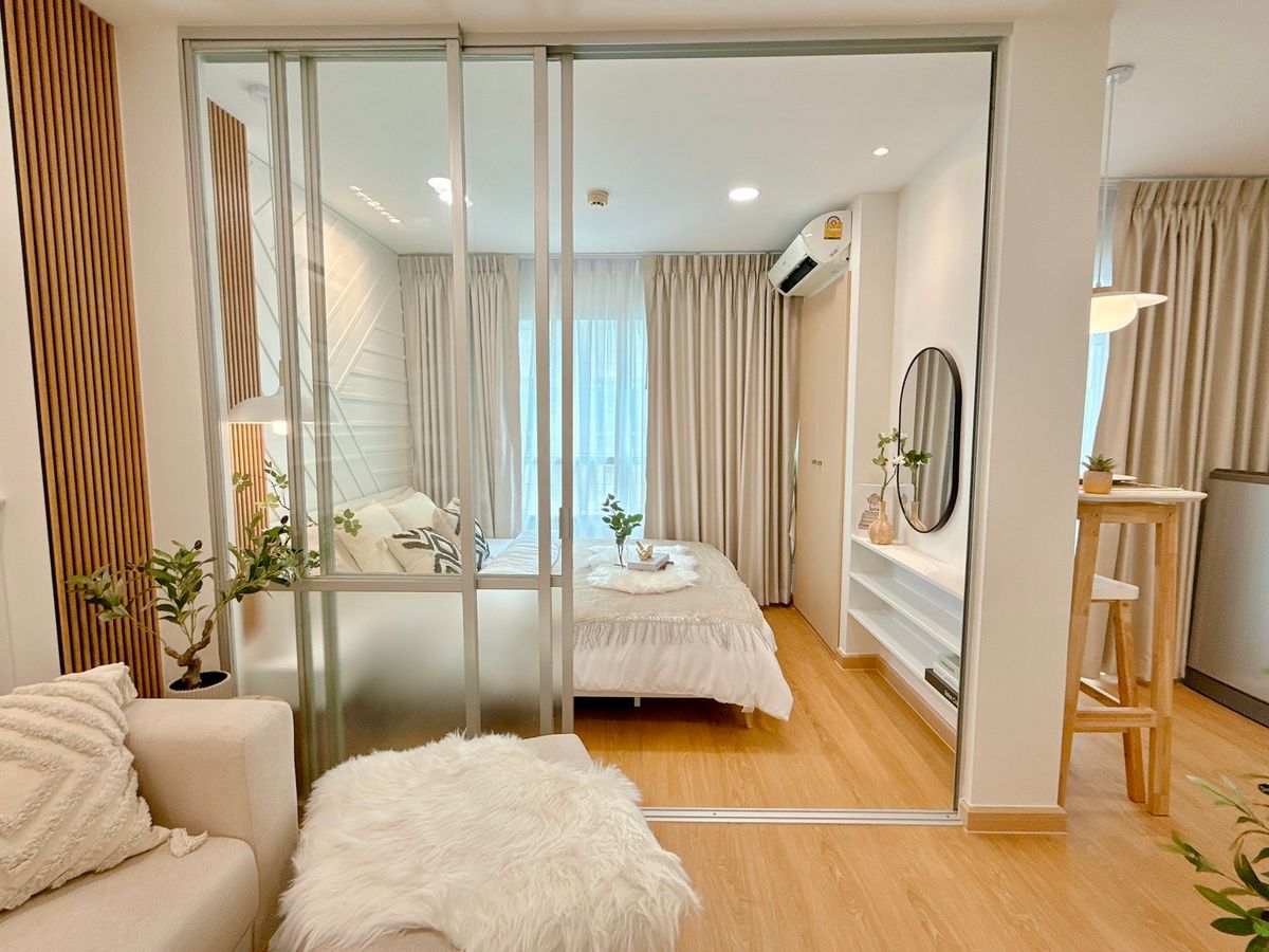 For SaleCondoPattanakan, Srinakarin : The owner of the newly decorated with the heart. For you to stay comfortably at Lumpini Ville Onnut-Phatthanakan