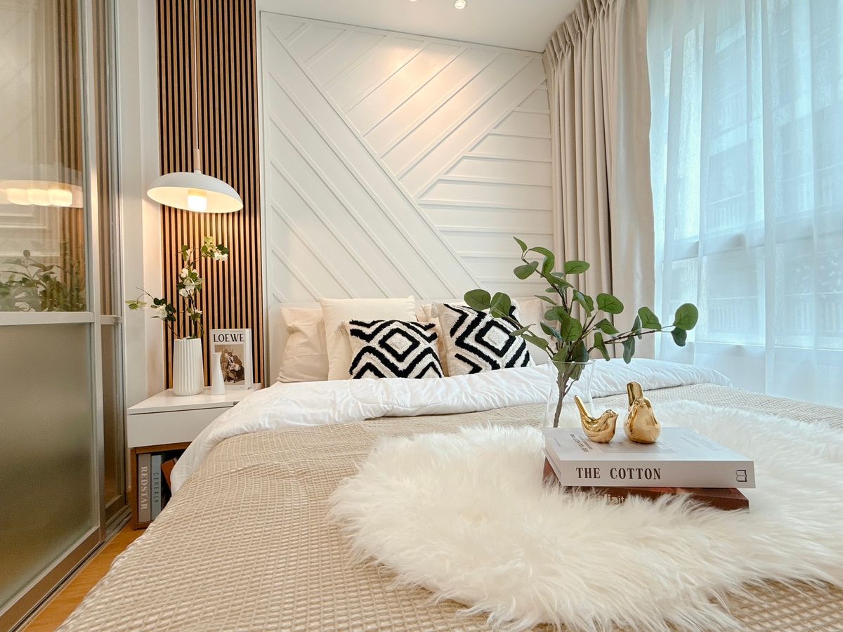 For SaleCondoPattanakan, Srinakarin : The owner of the newly decorated with the heart. For you to stay comfortably at Lumpini Ville Onnut-Phatthanakan