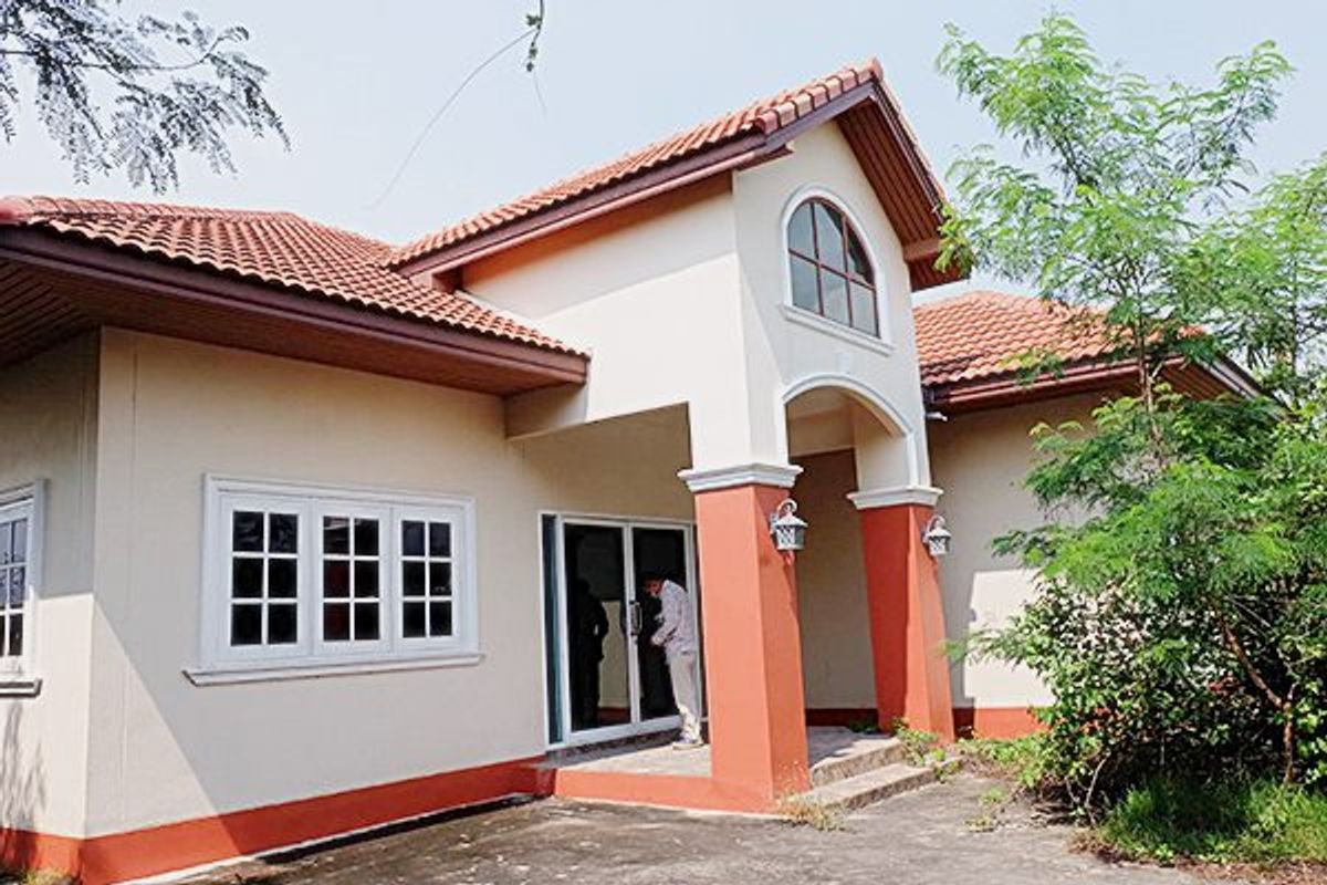 ขายบ้านศรีราชา แหลมฉบัง บ้านบึง : ขาย บ้านเดี่ยวชั้นเดียวพร้อมที่ดิน หมู่บ้านพฤกษาแลนด์ หนองชาก บ้านบึง