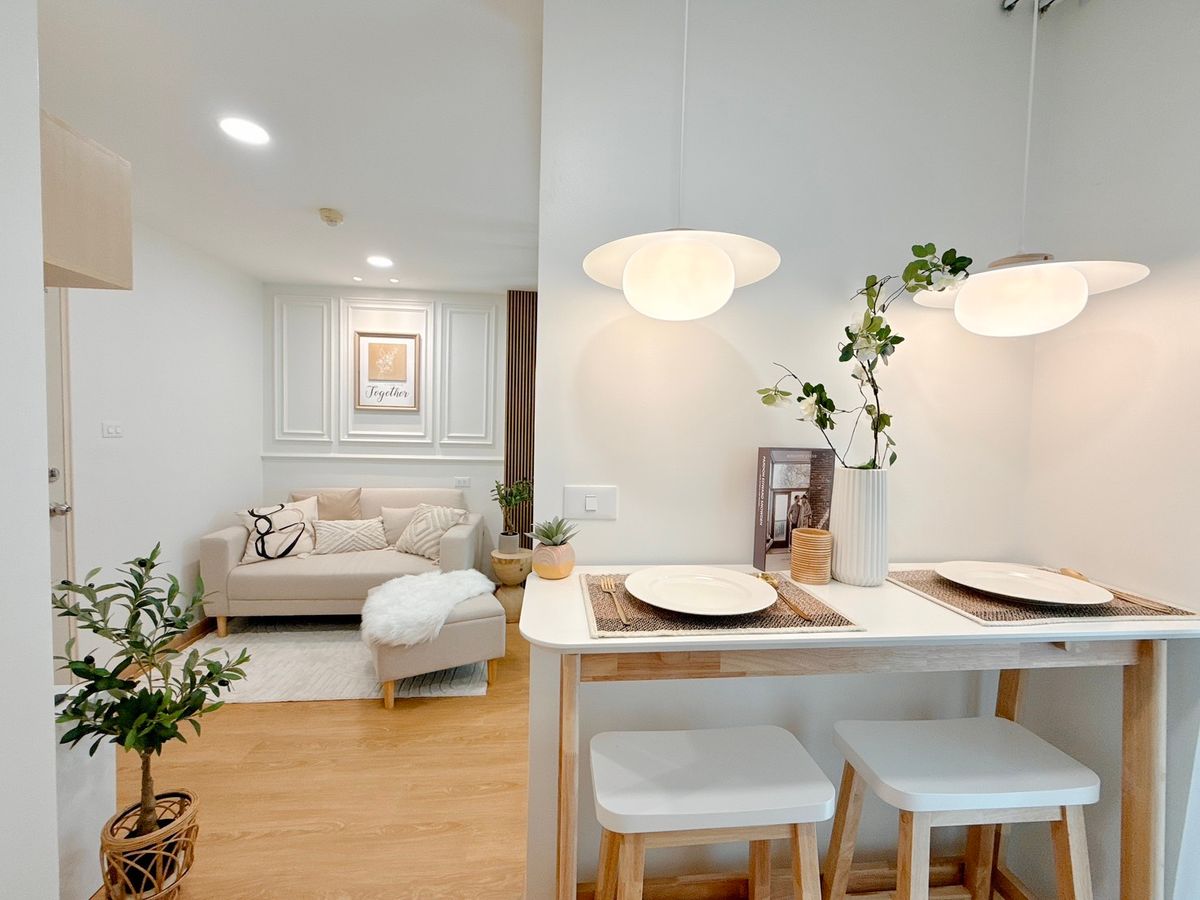 For SaleCondoPattanakan, Srinakarin : The owner of the newly decorated with the heart. For you to stay comfortably at Lumpini Ville Onnut-Phatthanakan