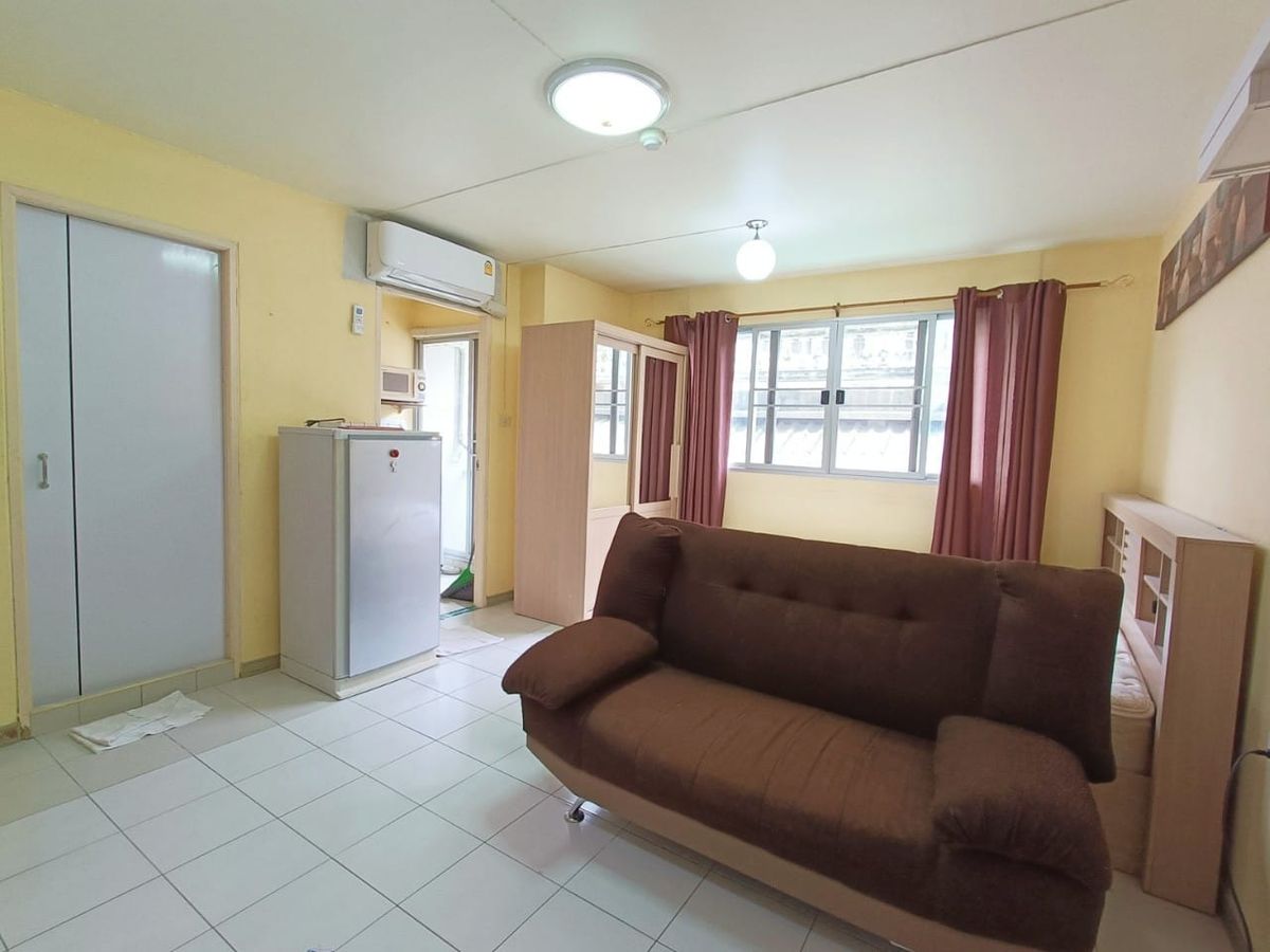 For RentCondoLadprao101, Happy Land, The Mall Bang Kapi : 🍍Pro -74🍍 Lumpini Condo Rental Lumpini Lat Phrao 111 🍍 only 5,500 baht per month 🍍 Studio room is ready to move in. Complete furniture, near the yellow line, only 5 minutes*0659174222*