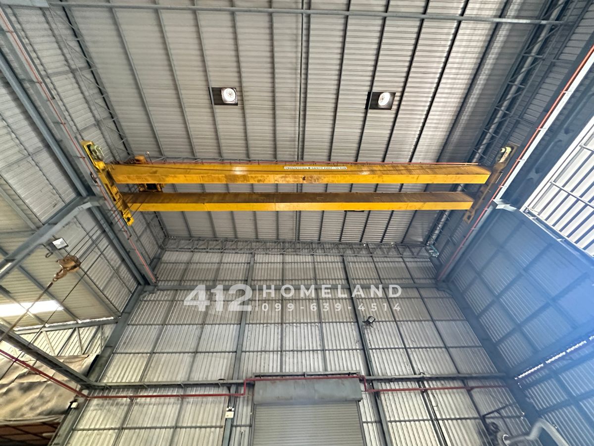 FactorySamut Prakan,Samrong : Selling/renting a factory-4,200 square meters of warehouse, with a license 4, correct, good location on the main road, big car, comfortable Bangsai - Bang Bo Samut Prakan